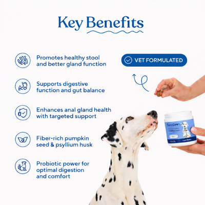 Lorin - GlandCare+ Anal Gland Chews for Dogs — Natural Gland Support Supplement